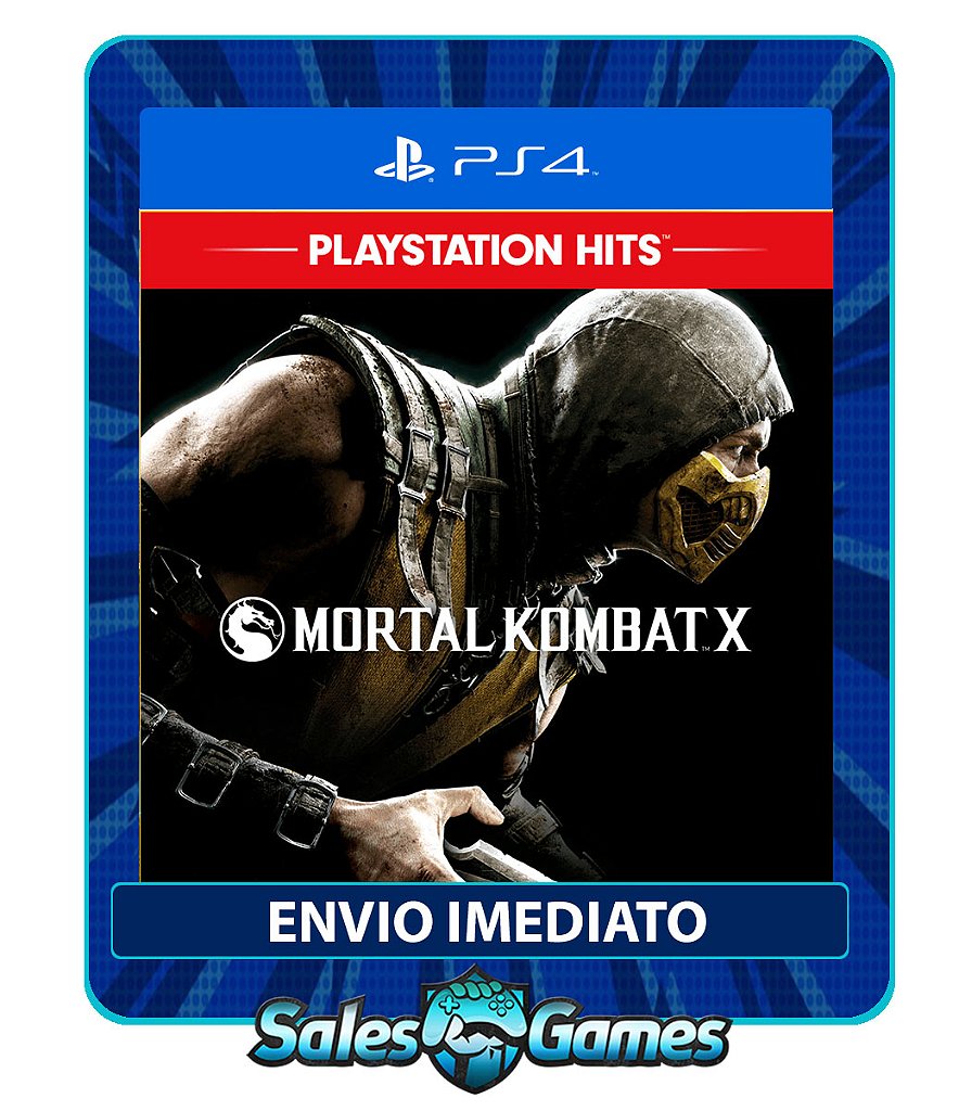 Mortal Kombat X - PS4 - Edição Padrão - Primária - Mídia Digital