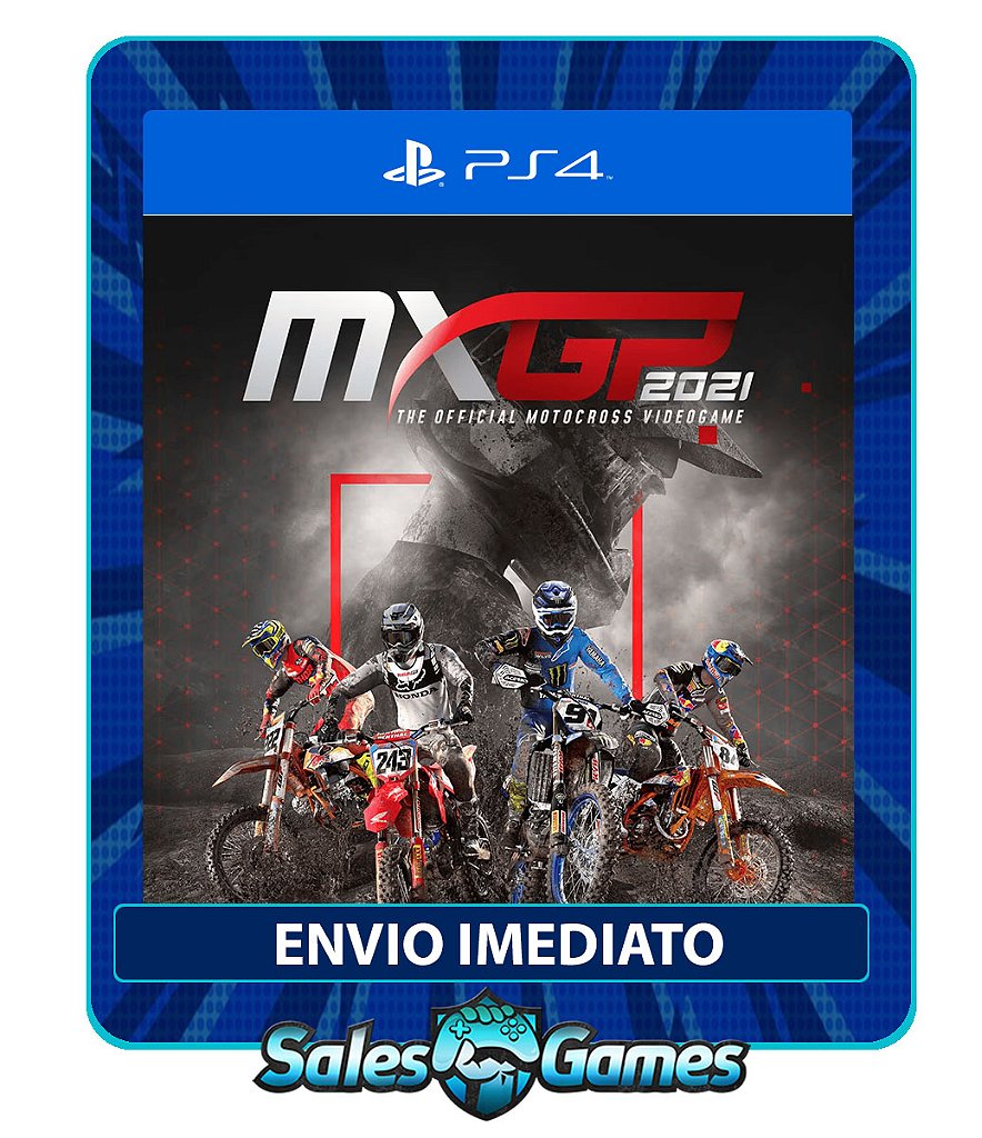 Mxgp 2021 - The Official Motocross Videogame - PS4 - Edição Padrão - Primária - Mídia Digital