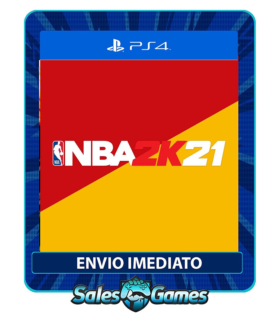 NBA 2K21 - PS4 - Edição Padrão - Primária - Mídia Digital
