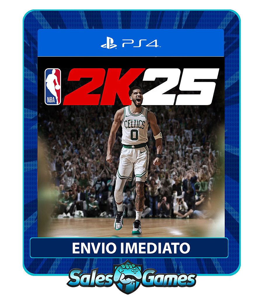 NBA 2K25 - PS4 - Edição Padrão - Primária - Mídia Digital