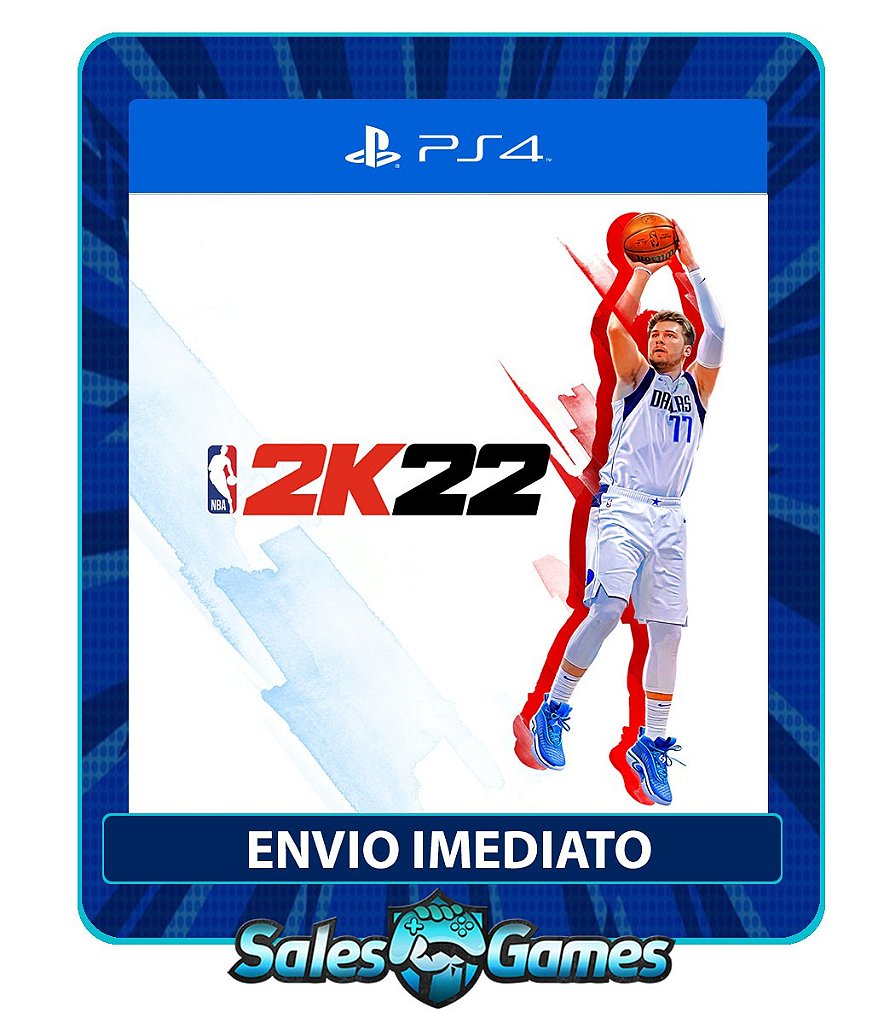 NBA 2K22 - PS4 - Edição Padrão - Primária - Mídia Digital