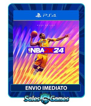 NBA 2K24 - PS4 - Edição Padrão - Primária - Mídia Digital