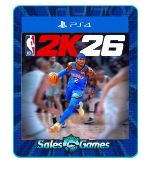 NBA 2K26 - PS4 - Edição Padrão - Primária - Mídia Digital