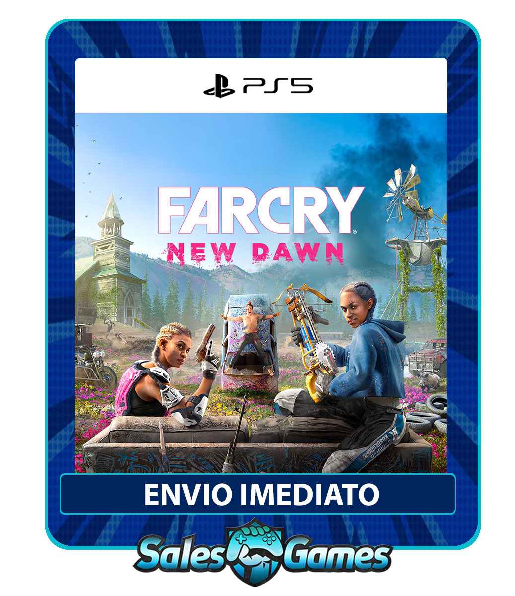 Far Cry New Dawn - PS5 - Edição Padrão - Primária - Mídia Digital
