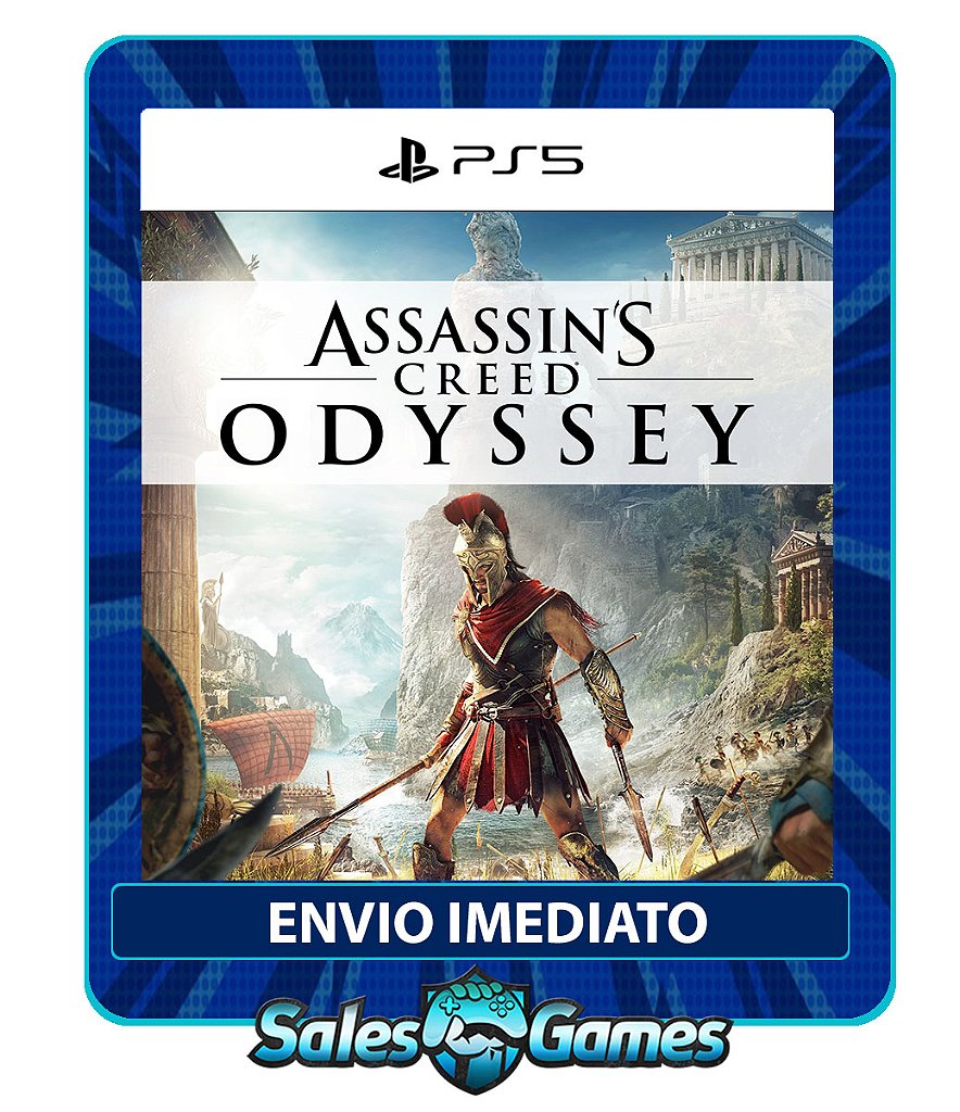 Assassins Creed Odyssey - PS5 - Edição Padrão - Primária - Mídia Digital