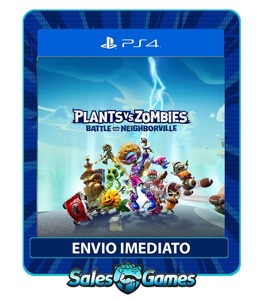 Plants vs. Zombies: Batalha por Neighborville - PS4 - Edição Padrão - Primária - Mídia Digital