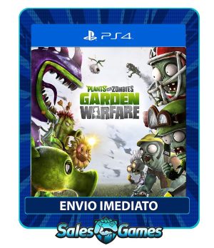 Plants vs. Zombies Garden Warfare - PS4 - Edição Padrão - Primária - Mídia Digital