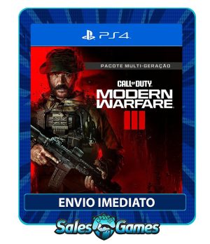 Call of Duty: Modern Warfare III - PS4 - Edição Padrão - Primária - Mídia Digital