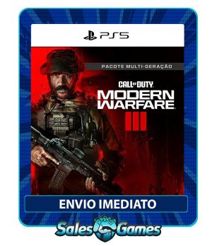 Call of Duty: Modern Warfare III - PS5 - Edição Padrão - Primária - Mídia Digital