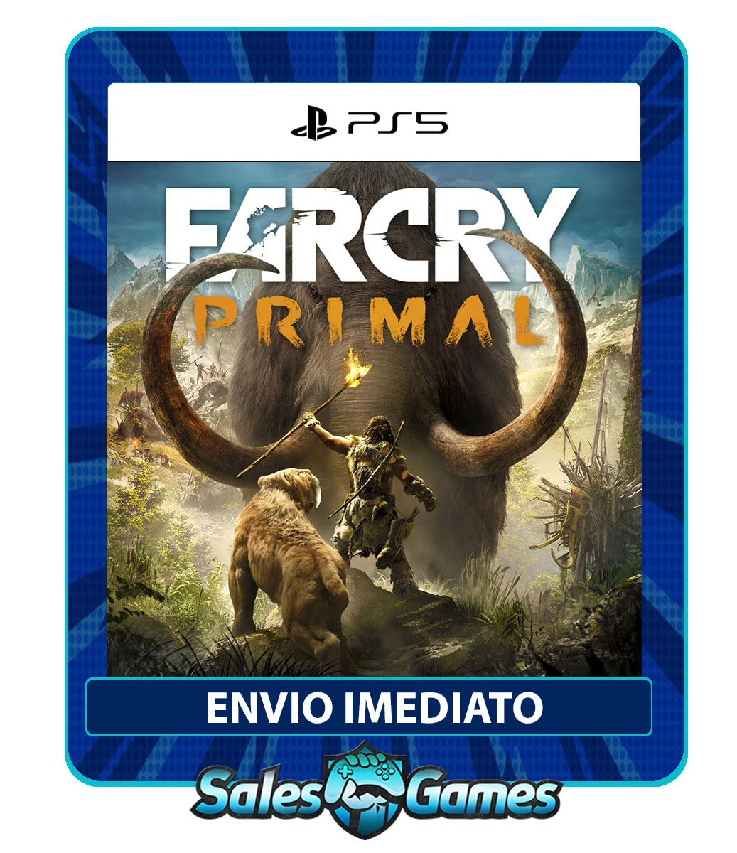 Far Cry Primal - PS5 - Edição Padrão - Primária - Mídia Digital