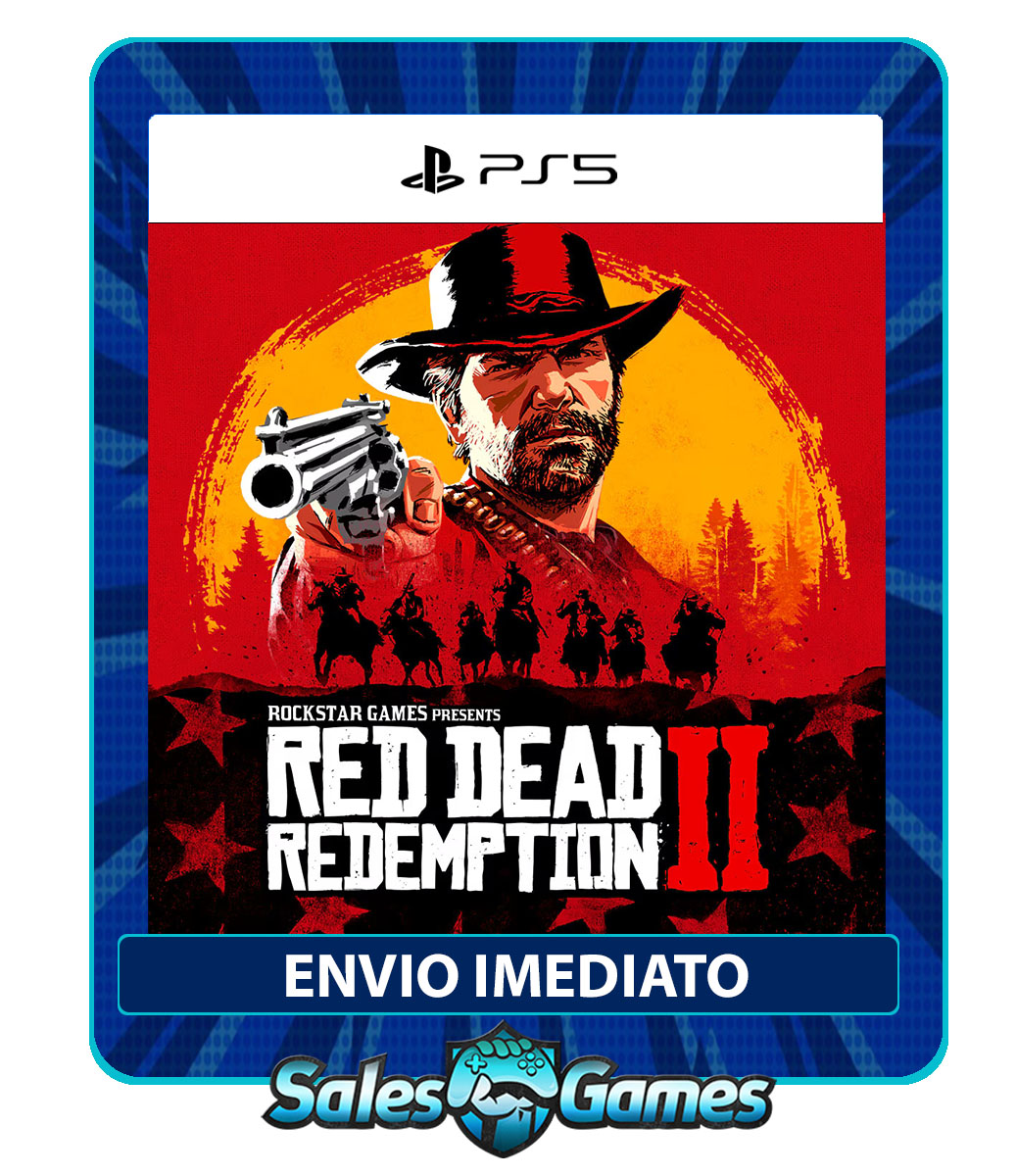 Red Dead Redemption 2 - PS5 - Edição Padrão - Primária - Mídia Digital