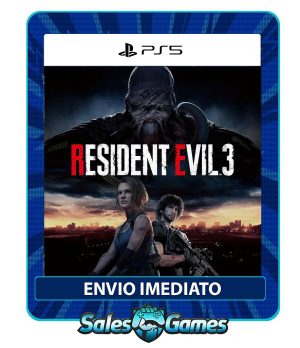 Resident Evil 3 - PS5 - Edição Padrão - Primária - Mídia Digital
