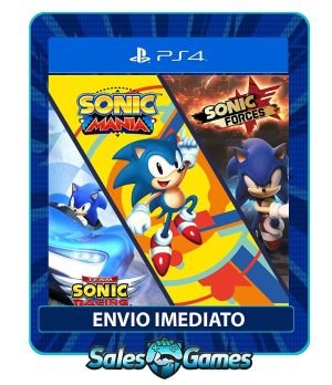 Sonic pacote defenitivo - PS4 - Edição Padrão - Primária - Mídia Digital