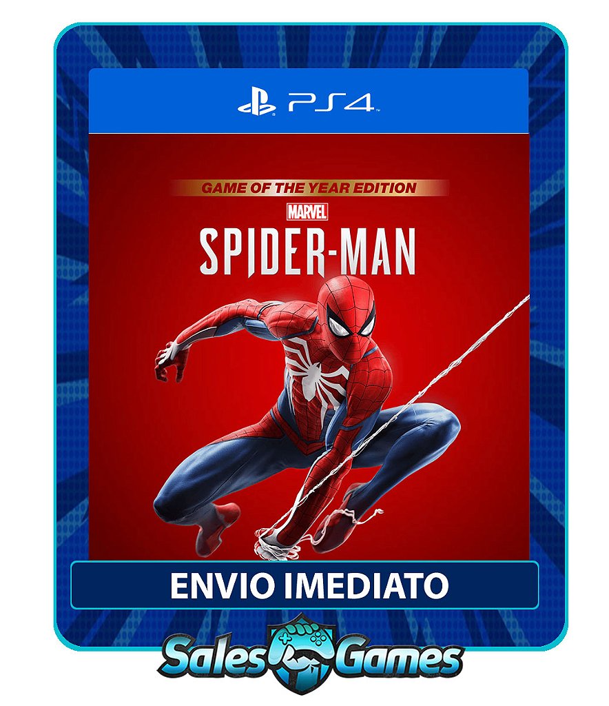 Marvel's Spider - Man: Game of the Year Edition - PS4 - Edição Padrão - Primária - Mídia Digital