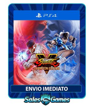 Street Fighter V - PS4 - Edição Padrão - Primária - Mídia Digital