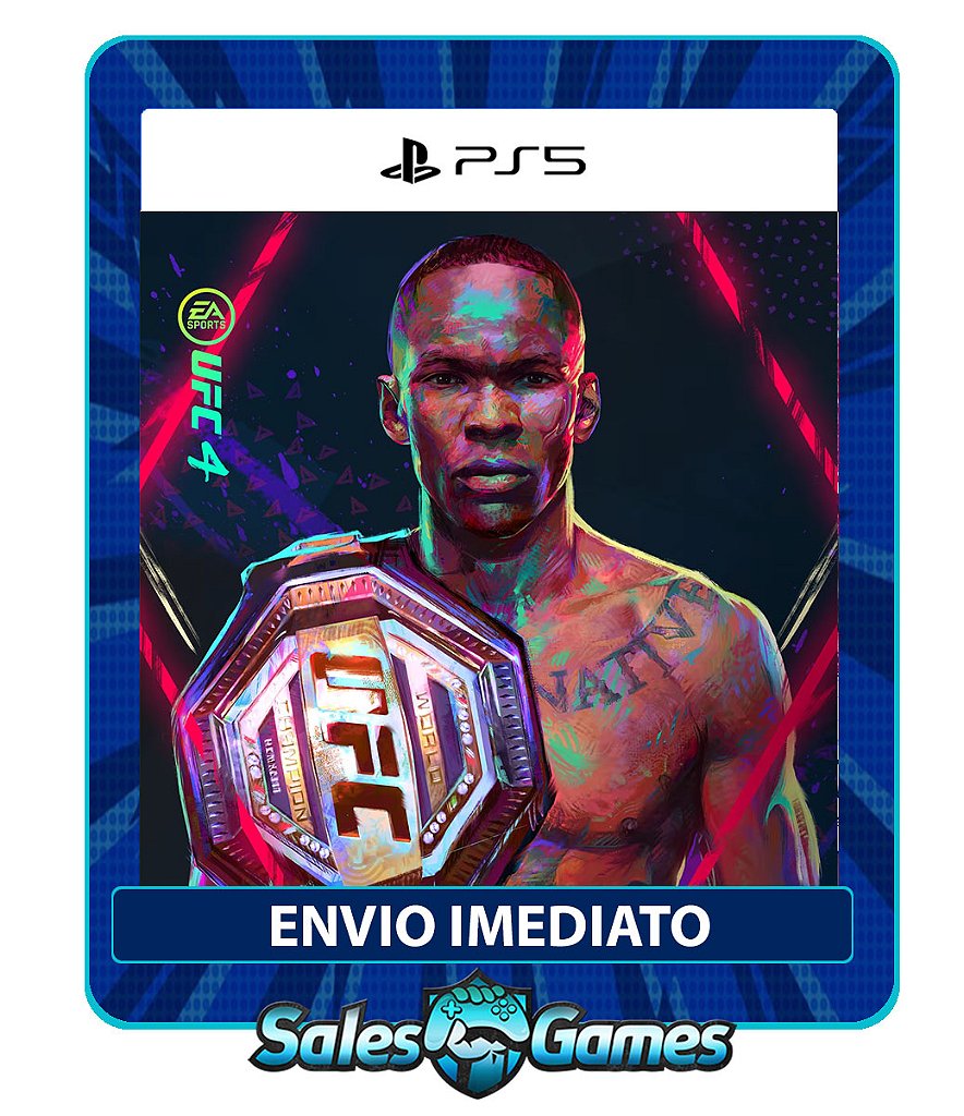 UFC 4 - PS5 - Edição Padrão - Primária - Mídia Digital