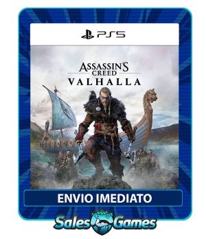 Assassins Creed Valhalla - PS5 - Edição Padrão - Primária - Mídia Digital