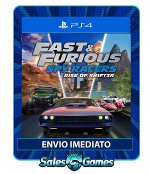 Velozes & Furioso: Espiões do asfalto Ascensão DE Sh1ft3r - PS4 - Edição Padrão - Primária - Mídia Digital