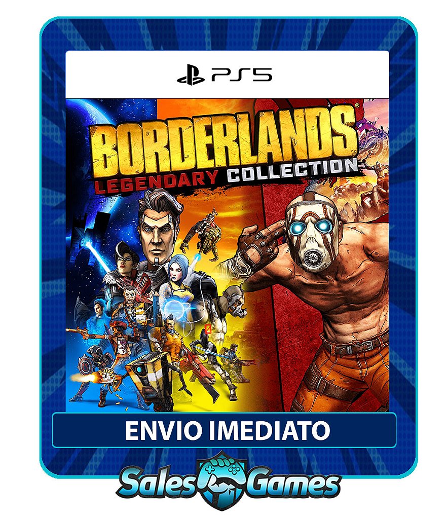 Borderlands Legendary Collection - PS5 - Edição Padrão - Primária - Mídia Digital
